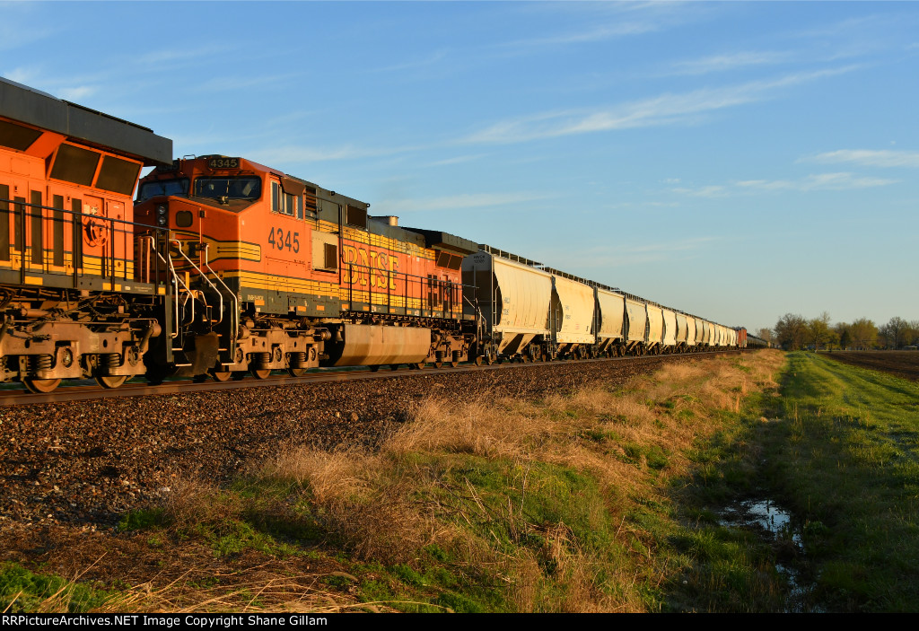 BNSF 4345 Roster shot